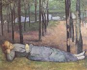 Emile Bernard Madeleine in the Bois d'Amour (mk06) oil painting on canvas